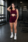 1-Off Cutout Performance Romper